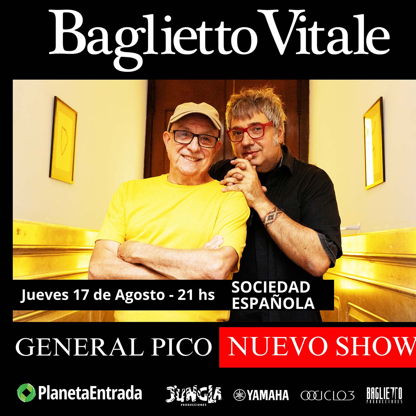 BAGLIETTO & VITALE | 17 AGOSTO | GRAL PICO