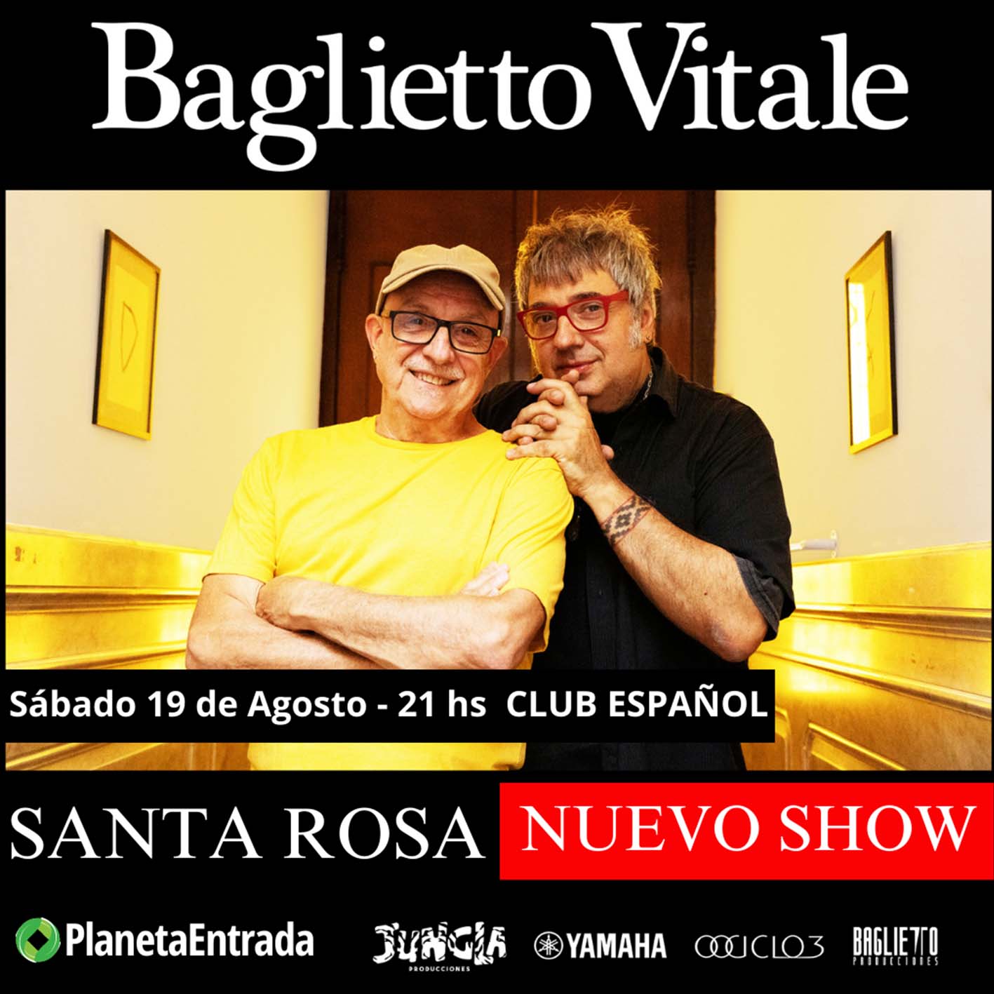 BAGLIETTO & VITALE | 19 AGOSTO | SANTA ROSA