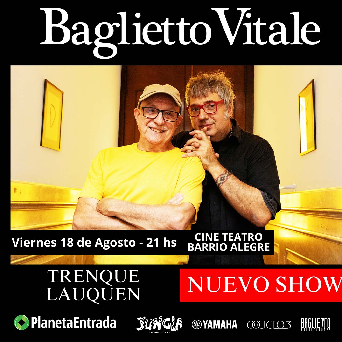 BAGLIETTO & VITALE | 18 AGOSTO | TRENQUE LAUQUEN