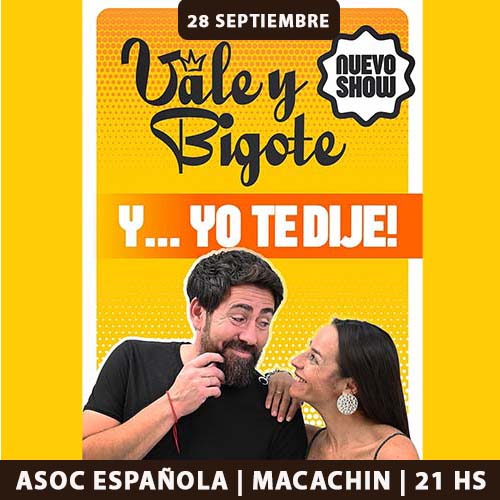 VALE CON BIGOTE | MACACHIN