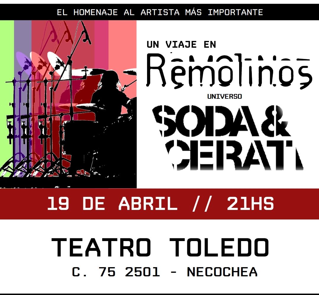 UN VIAJE EN REMOLINOS | 19 ABRIL  | NECOCHEA