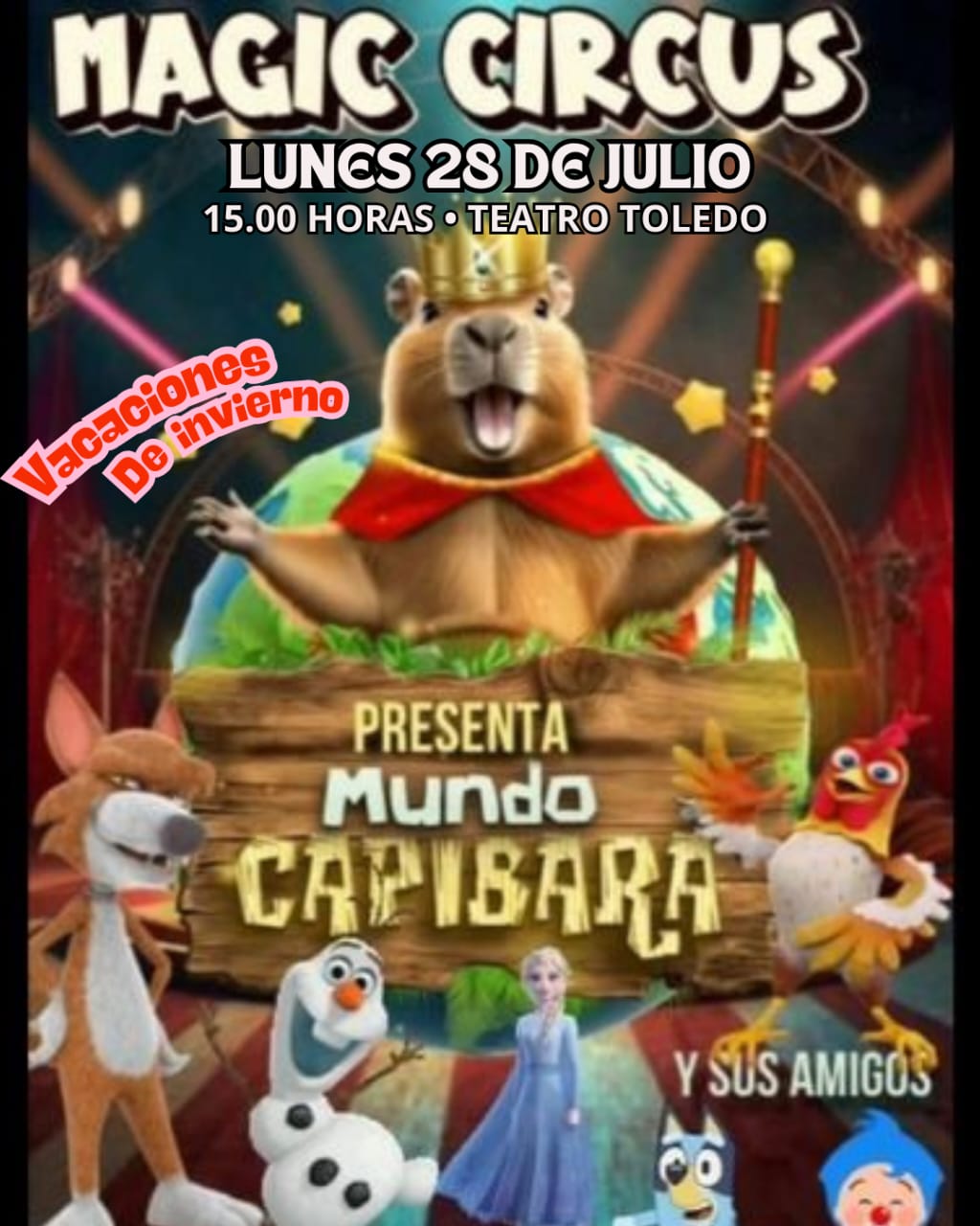 MUNDO CAPIBARA | MAGIC CIRCUS | NECOCHEA