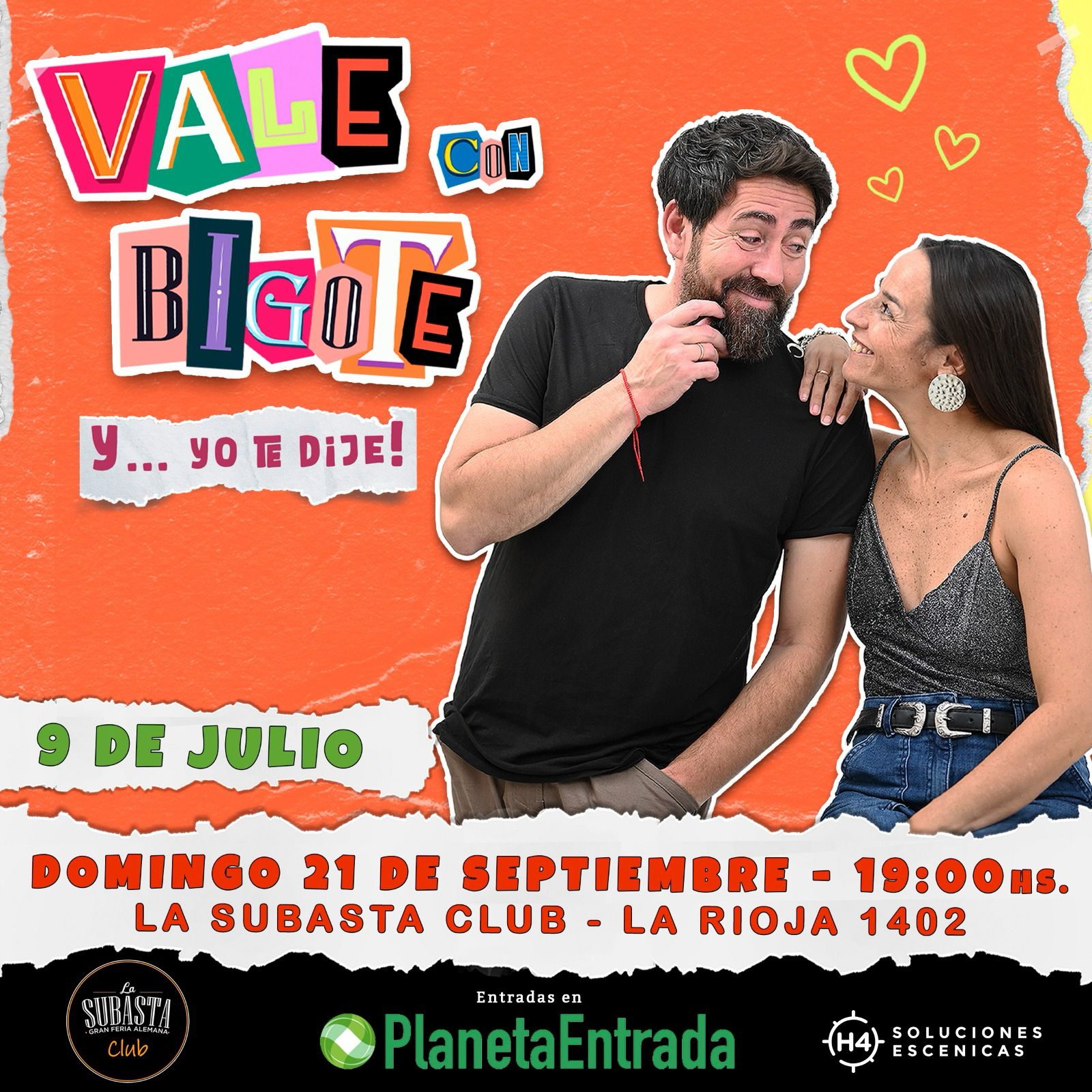 VALE CON BIGOTE | 21 SEP | 9 DE JULIO