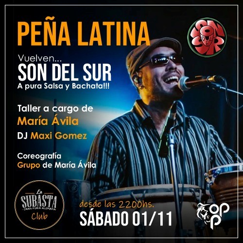 PEÑA LATINA | 1 NOV | 9 DE JULIO