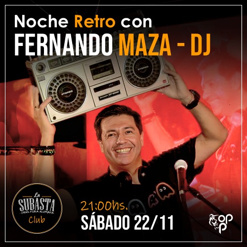 NOCHE RETRO | FERNANDO MAZA DJ | 9 DE JULIO
