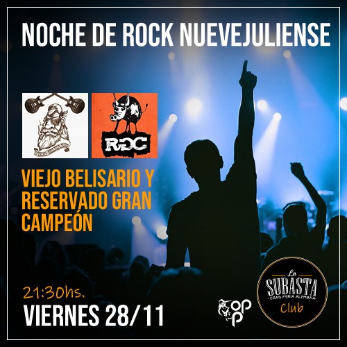 NOCHE DE ROCK NUEVEJULIENSE | 9 DE JULIO