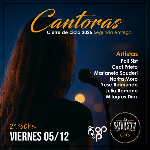 CANTORAS | CIERRE DE CICLO 2025 | 2DA ENTREGA | 9 DE JULIO